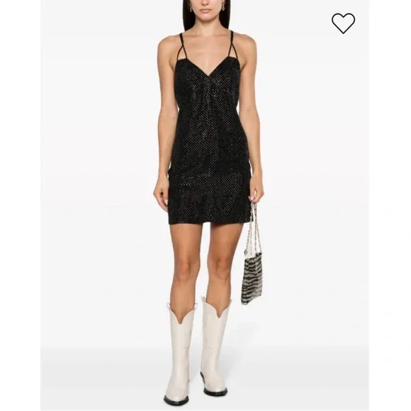 NWT 898.00 Zadig&Voltaire
Rohana rhinestone silk minidress Large - Picture 1 of 6